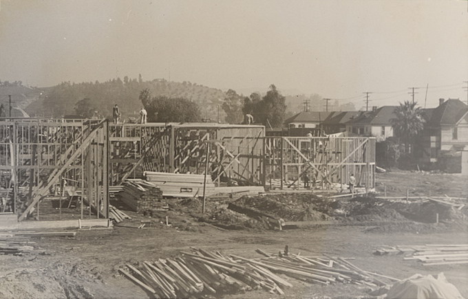 Construction of New Chinatown (1938)